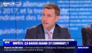 Impôts: "Nous souhaitons arrêter cette folie française qu'est le matraquage fiscal des classes moyennes" affirme Charles Sitzenstuhl (Renaissance)