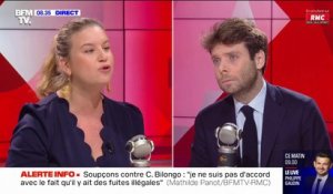 Soupçons contre Carlos Martens Bilongo: "Je n'accepte pas qu'on présente M. Bilongo comme quelqu'un qui chercherait à truander", réagit Mathilde Panot