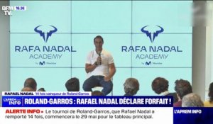 Rafael Nadal: "Je ne serai malheureusement  pas présent à Roland-Garros"