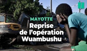 À Mayotte, la démolition du bidonville Talus 2 commence après un mois de suspension