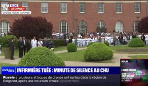 Infirmière tuée à Reims: le personnel du CHU respecte une minute de silence