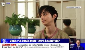 Charlotte Arnould, actrice qui accuse Gérard Depardieu de viols: "Je passe mon temps à survivre, lui continue à chanter Barbara"