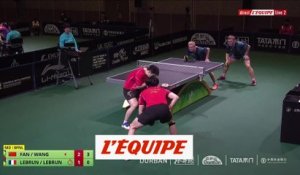 Le replay du 3e tour du double des frères Lebrun - Tennis de table - Championnats du monde