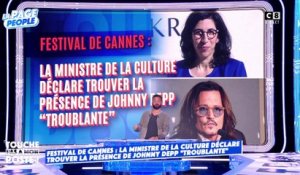 Le coup de gueule de la ministre de la Culture sur la présence de Johnny Depp à Cannes