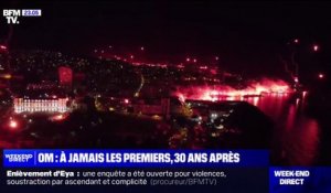 Marseille: les supporters marseillais célèbrent les 30 ans de la victoire de l'OM en Ligue des Champions