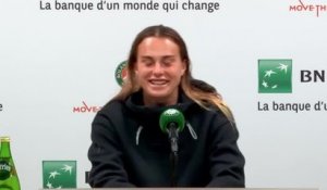 Roland-Garros - Sabalenka : "Un match difficile sur le plan émotionnel"