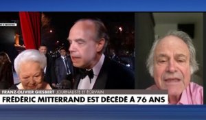 Franz-Olivier Giesbert : «On décrit beaucoup Frédéric Mitterrand comme un dandy mais c'était aussi un grand travailleur»