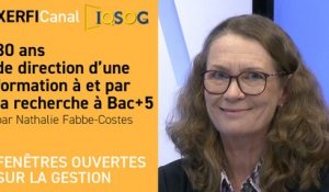 30 ans de direction d’une formation à et par la recherche à Bac+5 [Nathalie Fabbe-Costes]