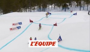 La finale à Idre Fjall avec Berger Sabbatel - Skicross - CM (F)