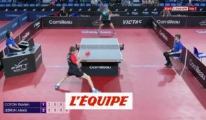 Le point fou d'Alexis Lebrun - Tennis de table - Championnats de France