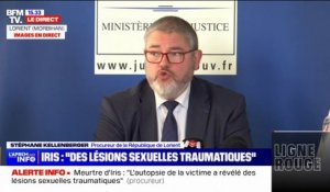 Meurtre d'Iris: le procureur de Lorient affirme que le suspect "a chargé Iris sur son épaule"