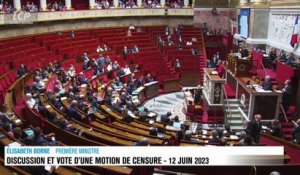 Séance publique à l'Assemblée nationale - Réforme des retraites : discussion d'une motion de censure