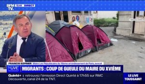 "Ça n'est pas acceptable": Francis Szpiner, maire du XVIe arrondissement de Paris, dénonce un squat de migrants
