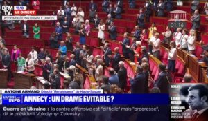 Les députés rendent hommage aux victimes d'Annecy à l'Assemblée nationale