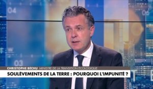 Christophe Béchu : «Je condamne tous les dérapages y compris les dérapages violents. Il ne doit pas y avoir d'indignation sélective en République»