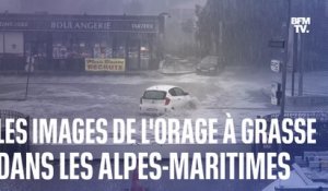 Les images de l'orage et des chutes de grêle à Grasse, dans les Alpes-Maritimes