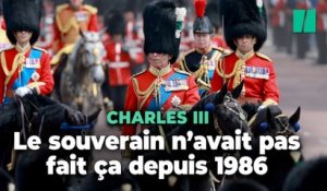 Pour le défilé d’anniversaire de Charles III, les Britanniques ont vu une première depuis 1986
