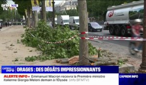 Toitures envolées, lampadaires cassés: les dégâts impressionnants causés par les violents orages de dimanche en France