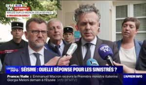 Christophe Béchu sur les lieux du séisme dans les Deux-Sèvres: "L'État sera là"