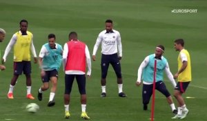Toro, exercice face au but : Mbappé, Neymar, Messi et compagnie à l’entraînement