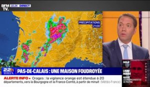 Orages: la vigilance orange a été étendue à 20 départements par Météo-France