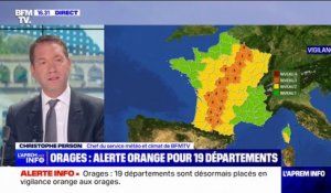 Orages: la vigilance orange étendue à 19 départements par Météo-France