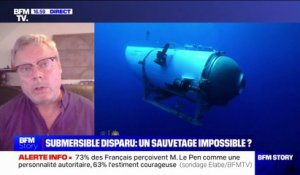 Submersible disparu: "Si on retrouve l'épave, ce n'est pas garanti que l'on puisse récupérer les gens qu'il y a dedans", estime le chercheur d'épaves Bertrand Sciboz