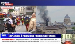 Explosion à Paris: "J'ai vu une façade par terre", témoigne le journaliste Olivier Galzi