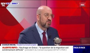 Charles Michel: "On ne peut pas accepter que ce soit des groupes criminels qui tentent de décider qui peut venir en Europe"
