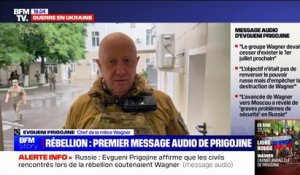 "Nous n'avons pas tué un seul soldat sur le terrain": le premier message audio d'Evguéni Prigojine en exil