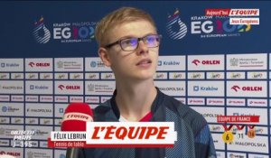 F. Lebrun : «J'ai envie de gagner la finale» - Tennis de table - Jeux Européens