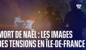 Les images des tensions en Île-de-France après la mort de Naël, 17 ans, tué par un policier à Nanterre