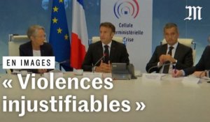 Emmanuel Macron : des scènes de violences « absolument injustifiables »