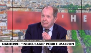 Philippe Bilger : «Les deux adjectifs du président de la République ne veulent rien dire»