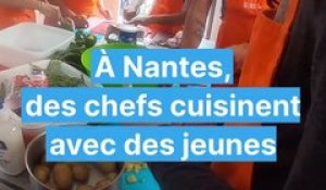 À Nantes, les chefs créent des liens en cuisinant lors d'ateliers solidaires