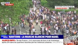 Près de 6000 personnes participent à la marche blanche en hommage à Nahel