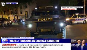 Violences urbaines: un véhicule blindé de la BRI déployé à Nanterre