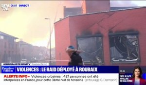 Nuit de violences dans le Nord: une mairie de quartier incendiée à Lille, le Raid déployé à Roubaix