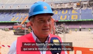Joan Laporta présente le nouveau stade Spotify Camp Nou