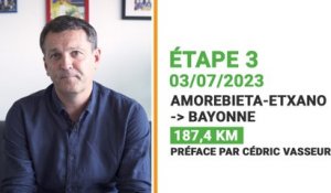 TDF 2023 : Cédric Vasseur préface la 3e étape