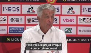 Nice - Rivère : "Le projet de faire un club juste derrière le PSG n'est plus d'actualité"