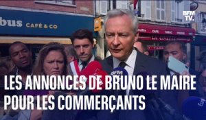 Les annonces de Bruno Le Maire pour les commerçants touchés par les émeutes