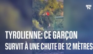 Ce garçon survit à une chute de 12 mètres en tyrolienne