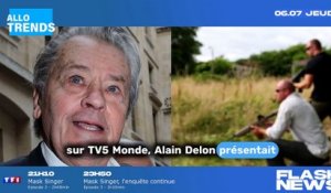 Scandale chez France 2 suite à une erreur majeure lors de la mention de la plainte d'Alain Delon contre sa compagne Hiromi !