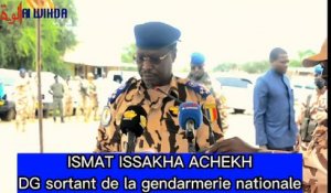 Tchad : discours du DG sortant de la gendarmerie Ismat Issakha Acheikh