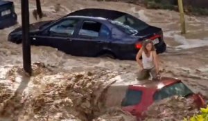 Violentes inondations en Espagne : des habitants de Saragosse piégés au milieu de torrents de boue