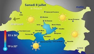 La météo de votre week end : de fortes chaleurs caniculaires!