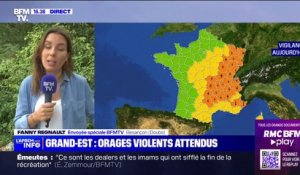 Vigilance orange: Besançon (Doubs) se prépare aux violents orages attendus ce mardi