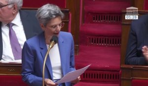 En réponse à la liste des policiers morts en service réalisée par Gérald Darmanin à l'Assemblée, Sandrine Rousseau énumère "les victimes des actions policières"