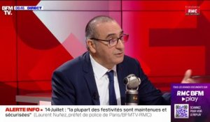 Contrôle au faciès: "Je les réfute totalement [...] quand il y a des suspicions de contrôle discriminatoire, nous sommes saisis" indique Laurent Nuñez, préfet de police de Paris